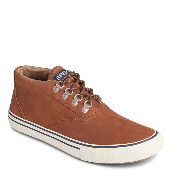 Men's Sperry Striper Storm Waterproof Sneaker 5731416 - 7.5 M, Tan Leather