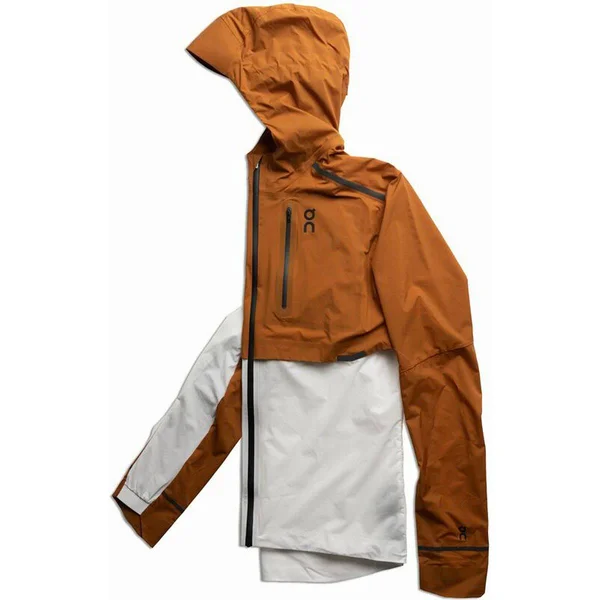 on Men's Weather Jacket 2 - Pecan - White - Small