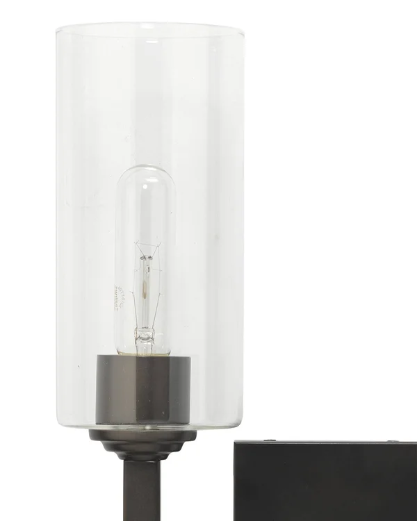 Jamie Young Linear Double Wall Sconce in Oil Rubbed Bronze Metal