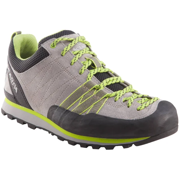 Scarpa Crux Shoe - Women's Oyster/Green Glow, 40.5