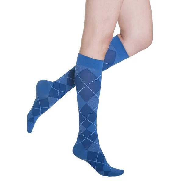 Sigvaris - Microfiber Shades Argyle, 20-30 mmHg, Women's, Knee High