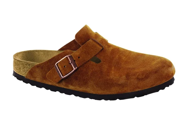 Birkenstock Boston Soft Footbed (41 Narrow Mink Suede)