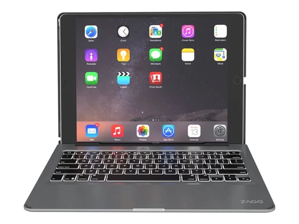 ZAGG Slim Book Wireless Bluetooth Keyboard and Folio Case for 9.7-inch iPad Pro - Black