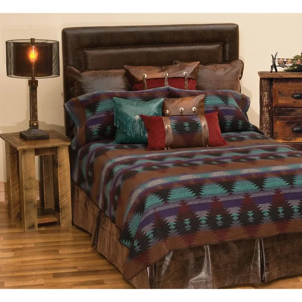 Wooded River Painted Desert II Coverlet Size: King