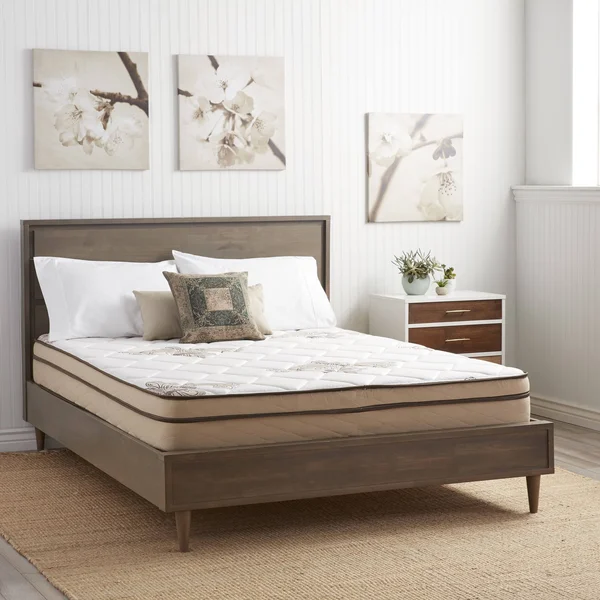 NuFORM Quilted Euro Top 9-Inch Twin XL-size Medium Foam Mattress