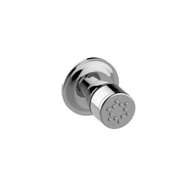 Graff G-8482-UB 2 5/8x22 Wall Mount Body Spray with Solid Brass Swivel Head in Unfinished Brass
