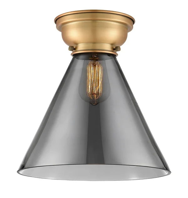 Innovations Lighting 623-1F-BB-G43-L-LED X-Large Cone-3.5W 1 LED Flush