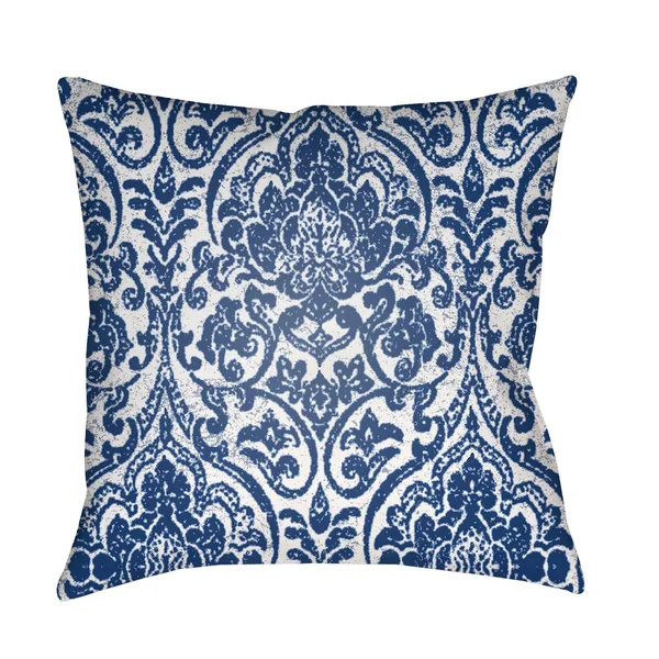 18x22 Blue and White Traditional Style Square Throw Pillow Cover