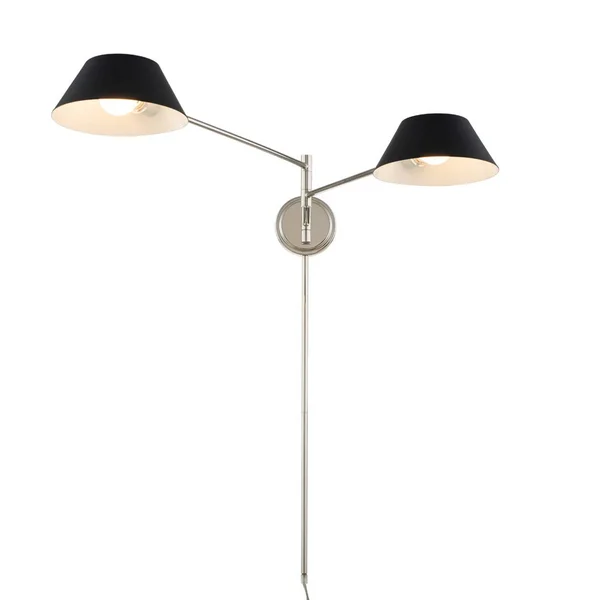 Kalco 514122BPN Bruno 2 Light Wall Lamp