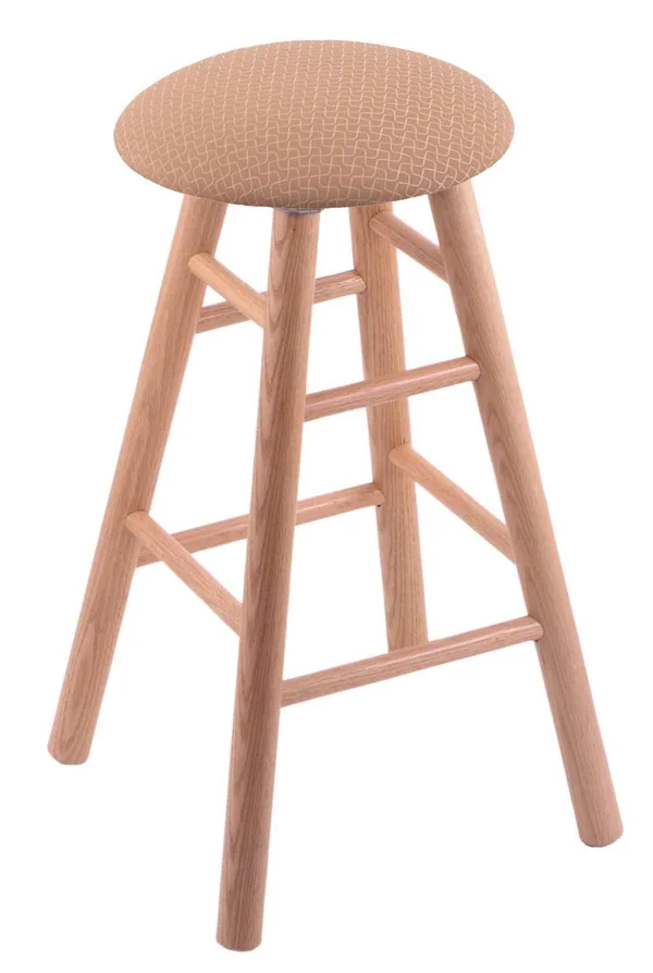 Oak Extra Tall Bar Stool in Natural Finish with Axis Summer Seat - Holland Bar Stool - RC36OSNatAxsSum