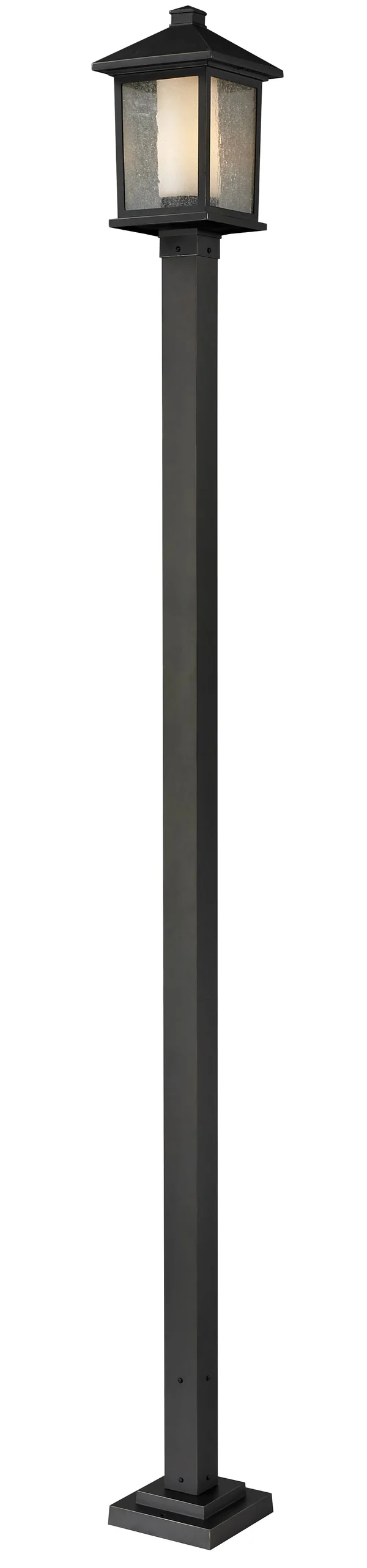 Z-Lite 538PHB-536P-ORB Mesa Outdoor Post Light, Oil Rubbed Bronze