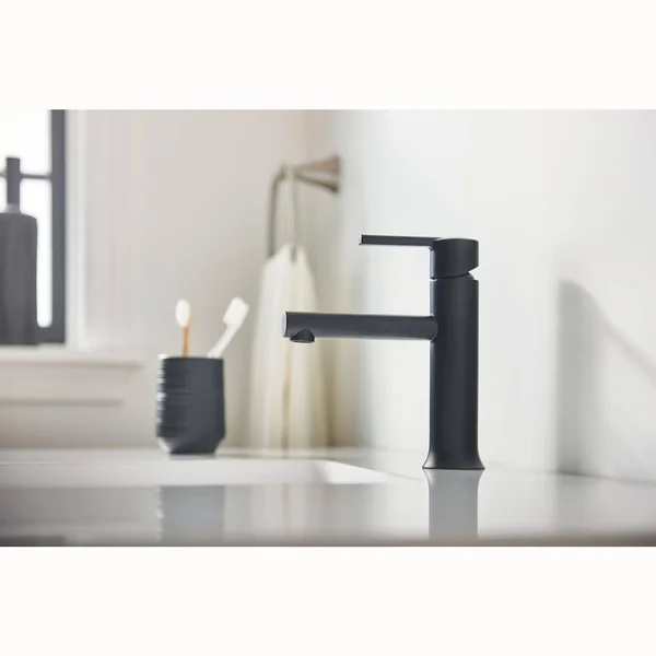 Moen 84770 Arlys 1.2 GPM Single Hole Bathroom Faucet with Pop-Up Drain - Chrome