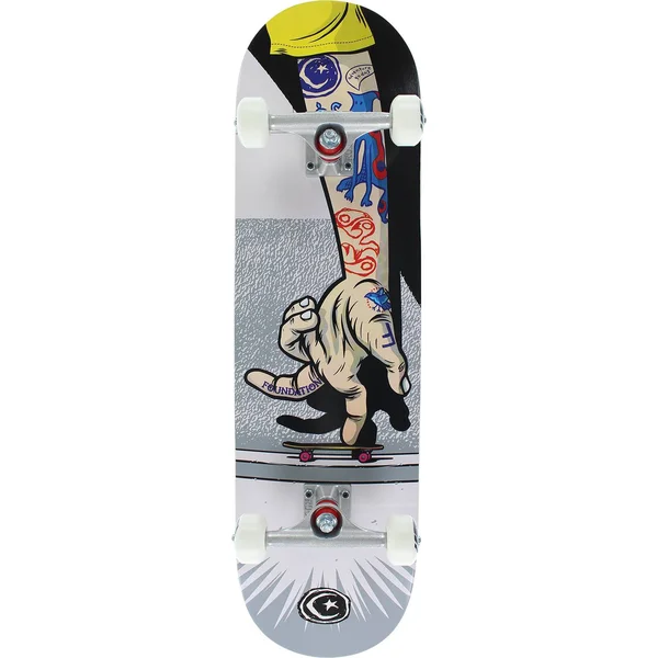 Foundation Skateboards Bratrud Push Complete Skateboard - 8.38x22 x 32x22, 8.38" x 32.25"