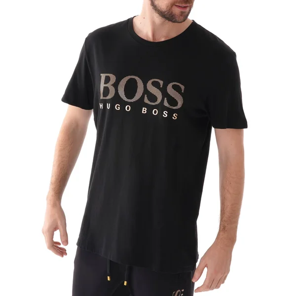 Mens Boss Special Logo T-Shirt - Black