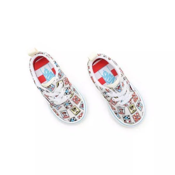 Vans x Where&s Waldo? Toddler Era Elastic Lace (Postage) 3.5 Toddler