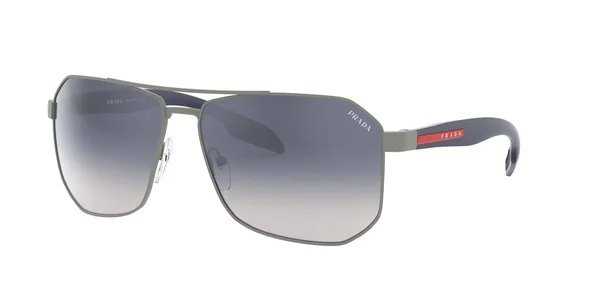 Prada Linea Rossa PS 51VS - DG11J0 Gunmetal Rubber