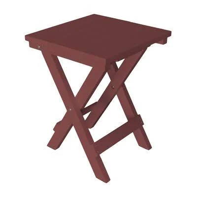 Cowie Folding Plastic Bistro Table Highland Dunes Color: Cherry