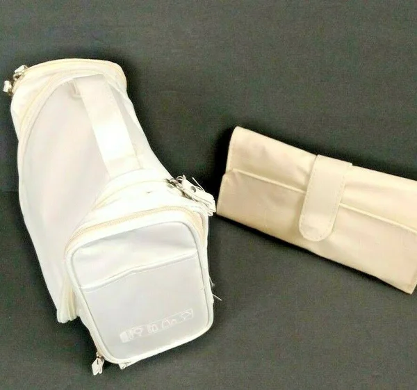 Sure Cure Travel Toiletry Organizer and Mirror with Makeup Brush Set