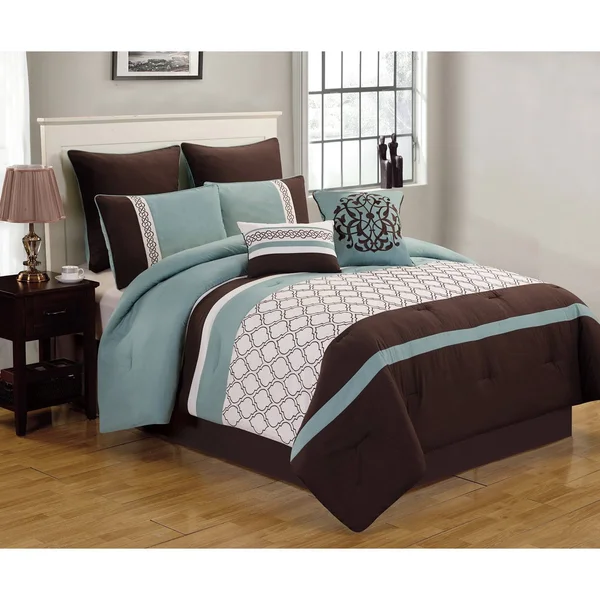 King Size Country Manor Teagan 8 Piece Comforter Set