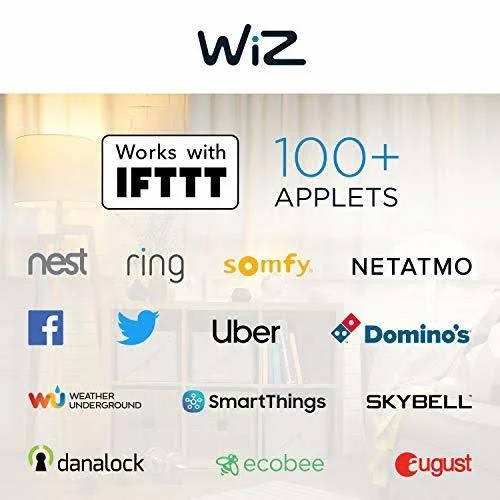 Wiz IZ0087573 Whites Smart LED Light Bulb BR30 Tunable 3 Piece