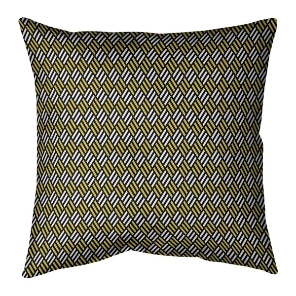 Porch & den Fallatin Classic Stripe Diamonds Throw Pillow - 18 x 18 - Purple - Faux Suede