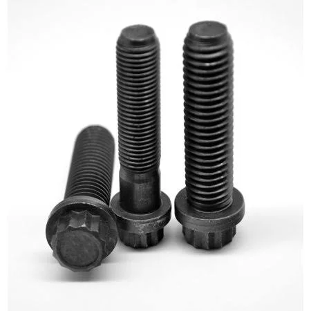 1/2-20 x 2 1/2 Fine Thread 12-Point Flange Screw Alloy Steel Thermal Black Oxide Pk 50 - Men's, Size: One Size