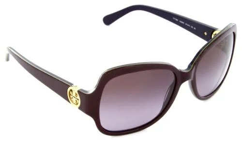 Tory Burch Sunglasses TY7059 10428H Plum Green Navy 57 mm