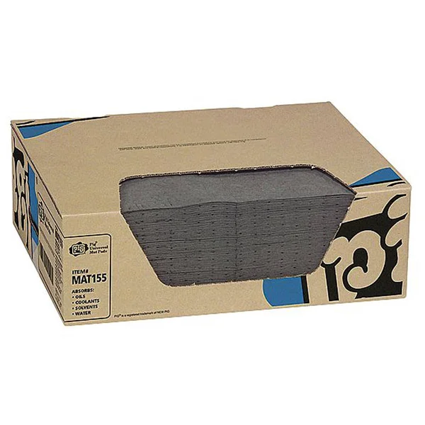 Pig MAT155 Absorbent Pad - universal, gray, pk100