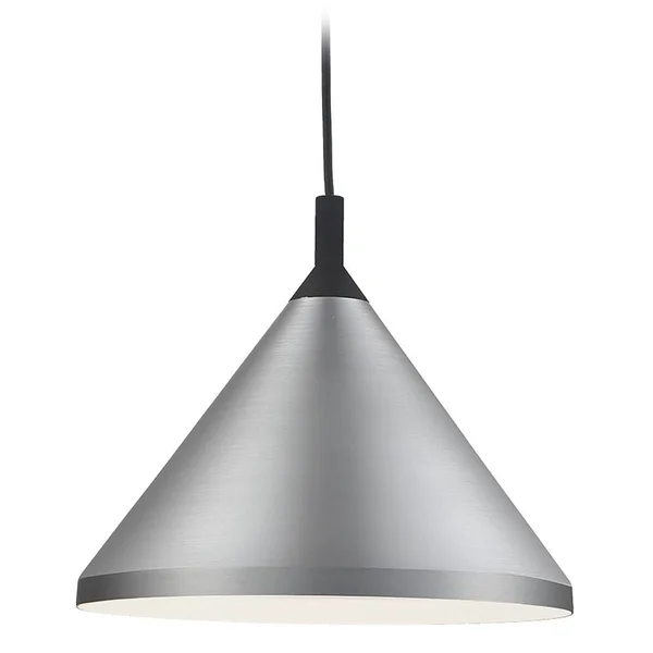 Kuzco Lighting - 492814-BN/BK - One Light Pendant - Dorothy - Brushed Nickel - Black