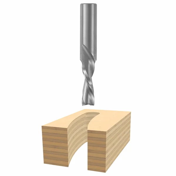 Bosch 85918M 1/2 in. x 1-5/8 in. Solid Carbide 2-Flute Downcut Spiral