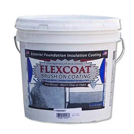 Styro Industries 2 gal. Foundation Grey Flexcoat Brush on Foundation Coating