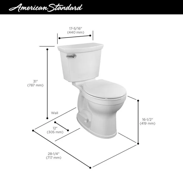 American Standard Champion 4 Max Right Height Toilet White