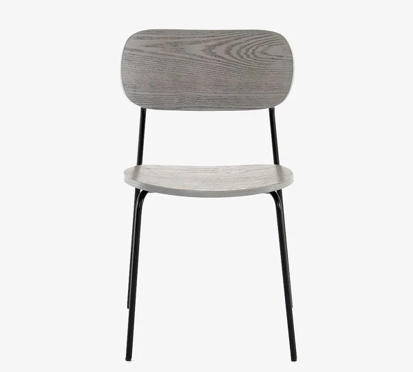 Pottery Barn Ortwin Dining Chair - Slate & Black Iron
