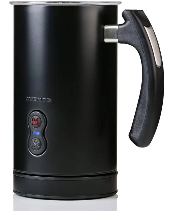Ovente Electric Double Wall Insulated Milk Frother - Black FR3608B - 4oz/8oz