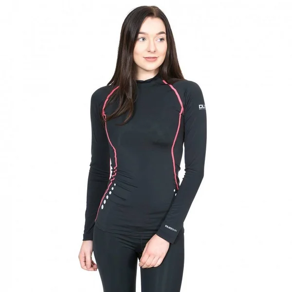 (L, Black) Trespass Womens/Ladies Dasha Long Sleeve Compression Top