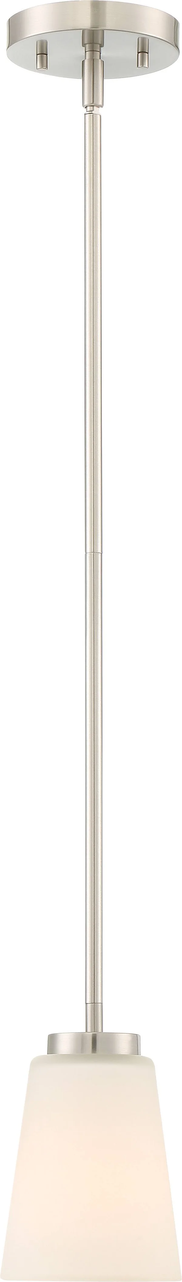 Nuvo Lighting Nome 1 Light Pendant Brushed Nickel
