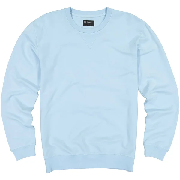 Goodlife Men's Micro Terry Crewneck Sweatshirt, LT. Heather Grey