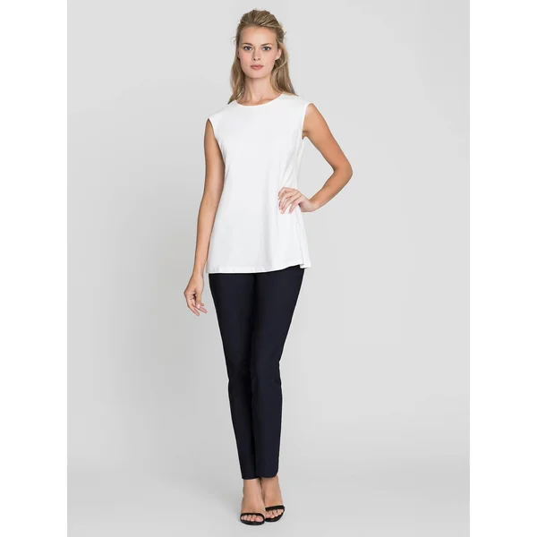 Nic+Zoe Womens Petite Top White