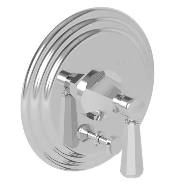 Newport Brass Metropole 5-1232BP/30 Pressure Balance Tub & Shower Trim - Midnight Chrome