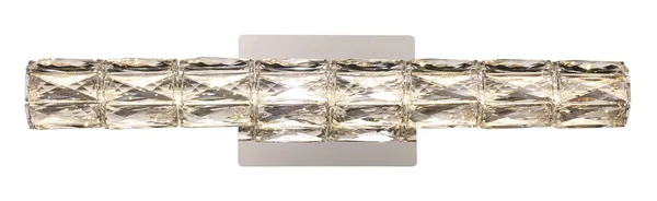 Trans Globe Lighting MDN-1514 LED Wall Bar Crystal Lily Medium in Polished Chrome