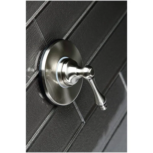 Kingston Brass Ks3038al Single-Handle Three-Way Diverter Valve with Trim Kit, Brushed Nickel