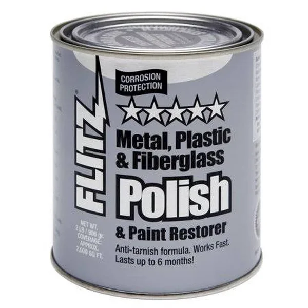 Flitz Metal Plastic & Fiberglass Polish 2lb/906g Can