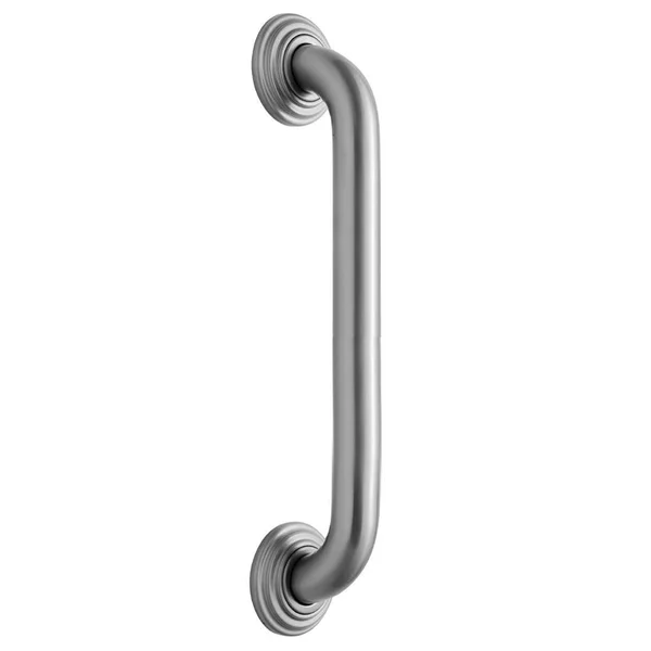 Jaclo 2512-WH 12x22 Deluxe Grab Bar with Traditional Round Flange White