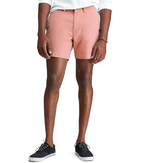 Polo Ralph Lauren Classic-Fit Stretch Chino 6 Inseam Shorts - 36