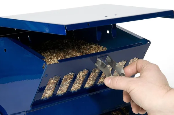 Woodlink Absolute II Electric Blue Squirrel Resistant Bird Feeder