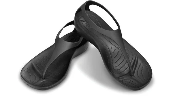 Crocs Women's Sexi Flip Sandals - Size: 8, Black