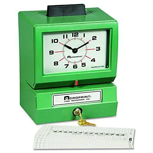 Heavy Duty Payroll Time Recorder Manual 125AR3
