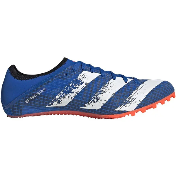 Adidas Men's Sprintstar Track Spikes - 12, Blue/White/Solar Red
