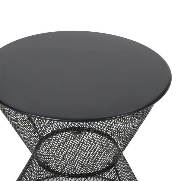 Nevada Iron Modern Side Table Matte Black - Christopher Knight Home