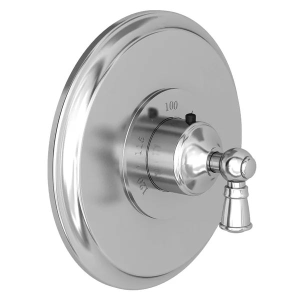 Newport Brass 3-2414TR/24A Aylesbury Round Thermostatic Trim Plate with Handle French Gold